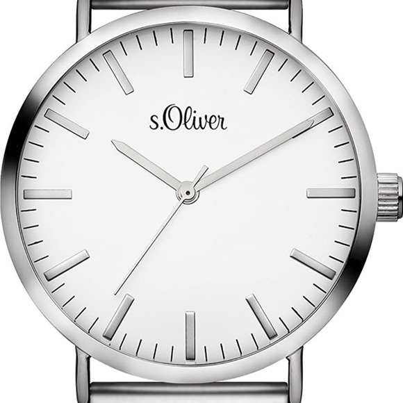 New S.Oliver women's watch stainless steel case and stylish Milanese bracelet - Picture 5 of 7